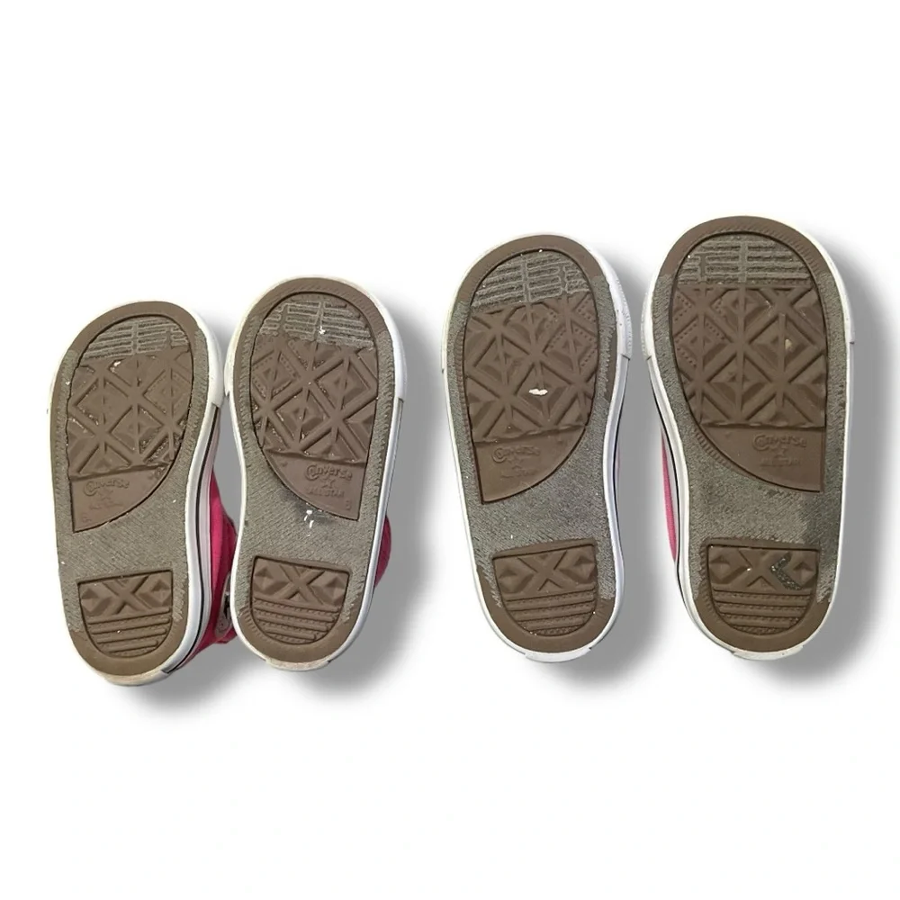 Converse double pink